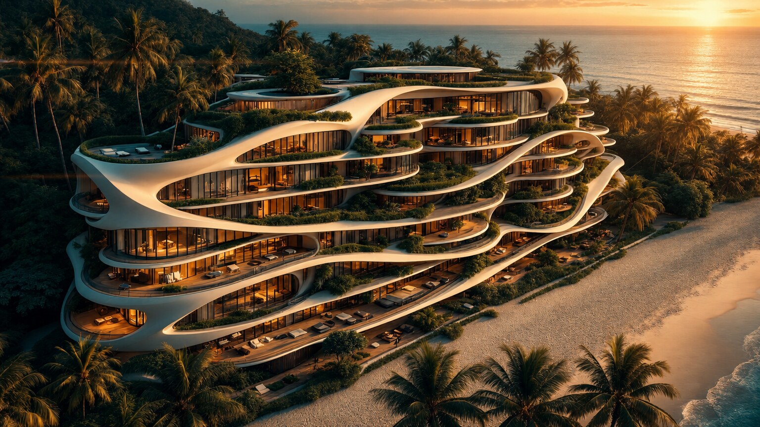 Resort orgânico contemporâneo — ROCCH INC